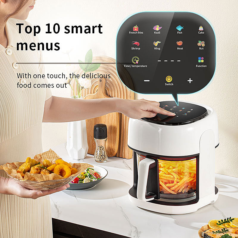 Intelligent visual air fryer