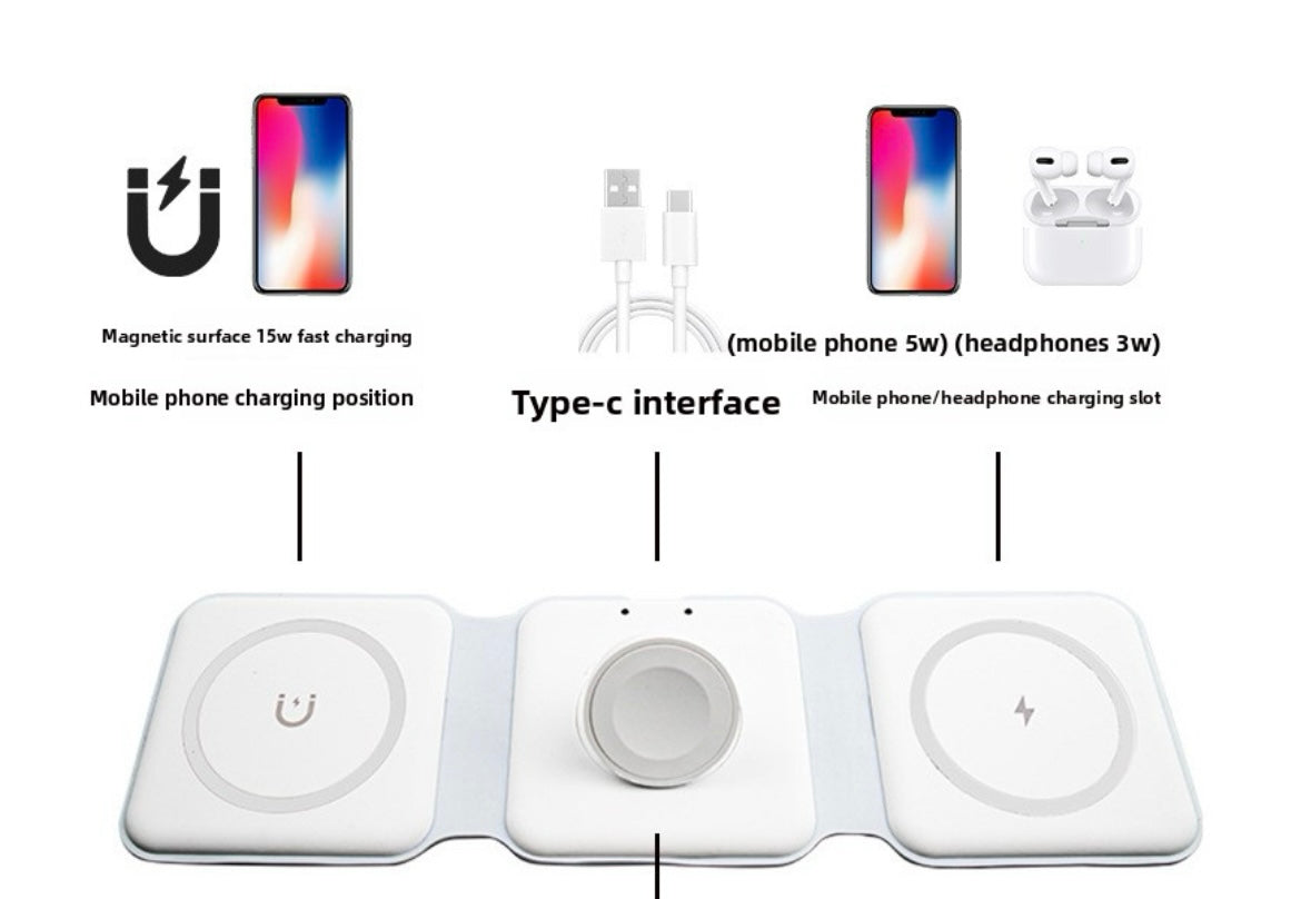 3-in-1 Wireless Charging Station