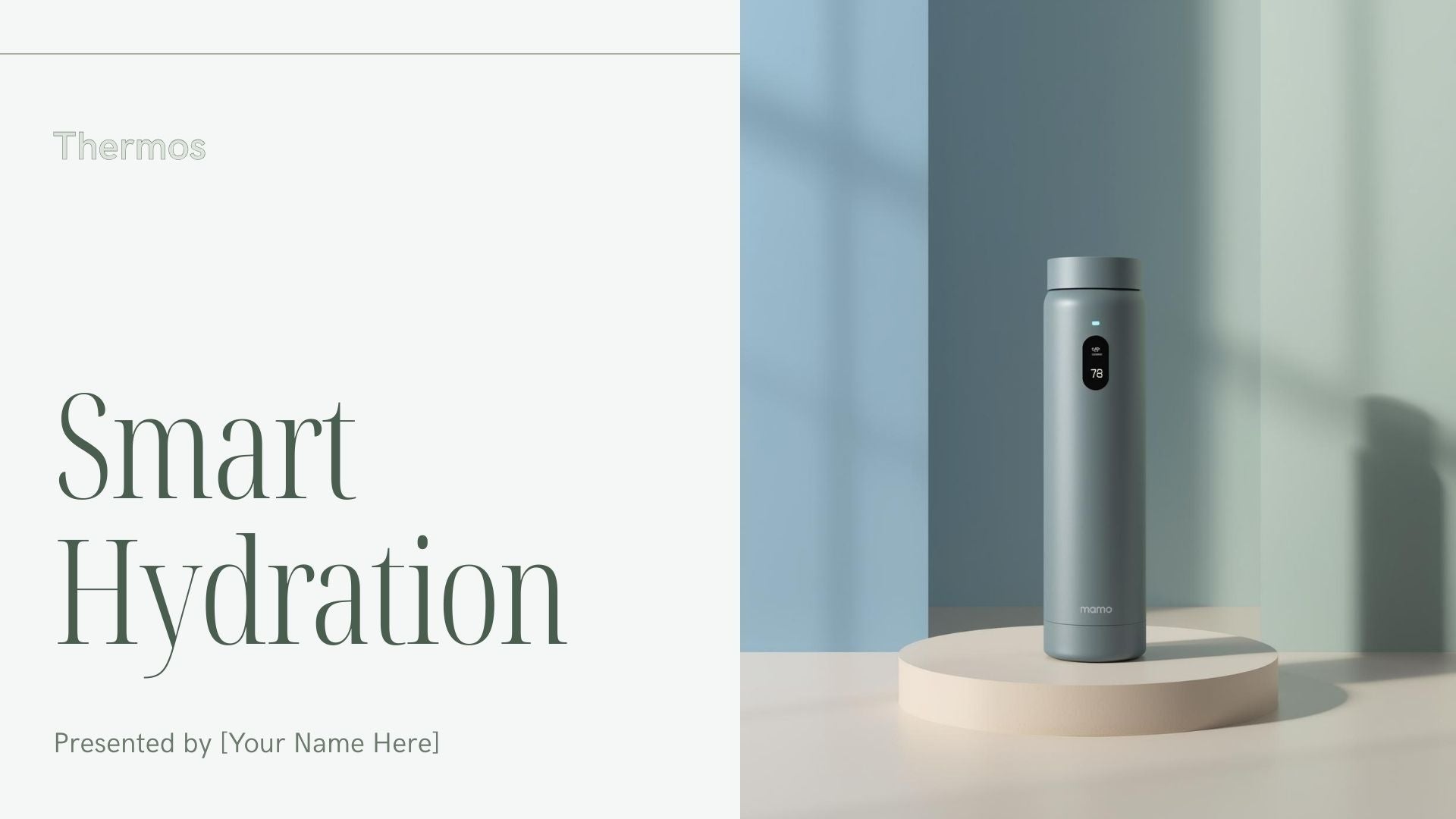 The Smart Temperature Display Thermos