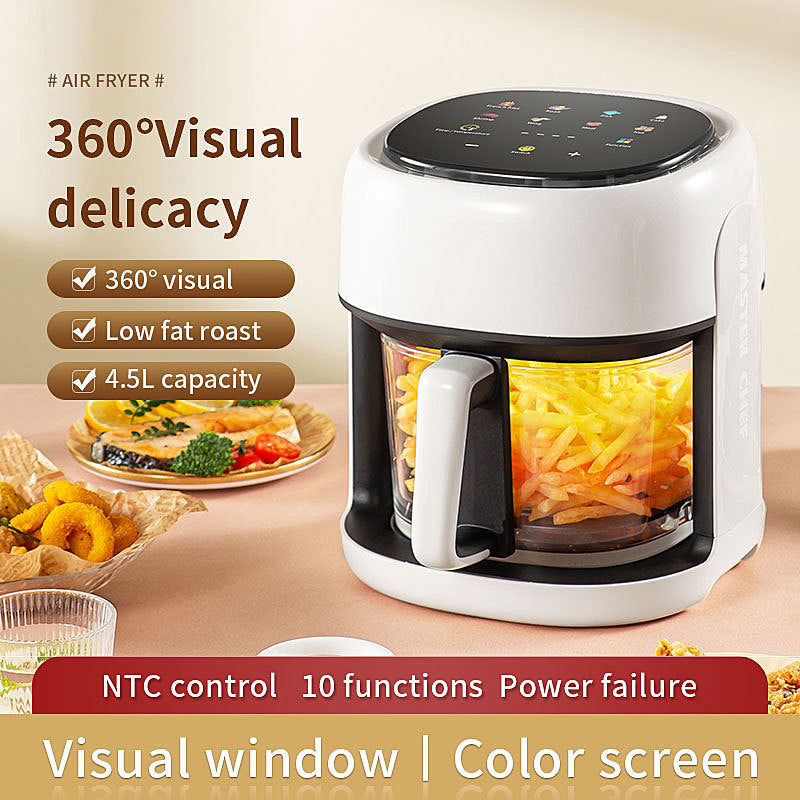 Intelligent visual air fryer